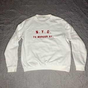 white john galt/brandy melville crew neck